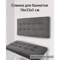 Спинка мягкая на стену для банкетки и кровати
