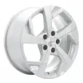 Колесный диск Khomen Wheels KHW1712 7х17/5х112 D57.1 ET43, 11.5 кг, F-Silver