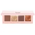 PUPA Палетка теней для век VAMP! 4 EYESHADOWS PALETTE, 4 цвета
