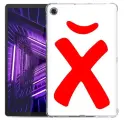Чехол задняя-панель-накладка-бампер MyPads абстракция буква х для Lenovo Tab M10 + Plus TB-X606F/M противоударный
