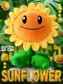 Мягкая плюшевая игрушка Sunflower из игры Plants vs Zombies 30 см