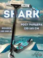 Трюковой самокат ATEOX Shark, нео, 100 мм, двухколесный, до 165 см, от 6+, до 100 кг, для подростков