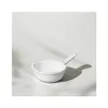 Соусник Классика, 30 мл, 10x6 см, с ручкой, керамика, белый