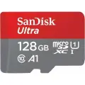 Карта памяти SanDisk 128GB Ultra microSDXC UHS-I Memory Card with Adapter - 140MB/s (SDSQUAB-128G-GN6MA)