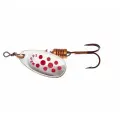 Блесна вращающаяся Mepps COMET PTS, 00, SILVER/Red dots, комплект из 5 штук