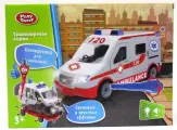 Конструктор 1374 Скорая помощь (свет/звук) в коробке