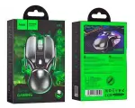 Игровая мышь Hoco DI43, беспроводная, бесшумная, 1600DPI, черная