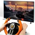 Игровой руль PXN V3 Pro для ПК, PS3, PS4, XBox One, Nintendo Switch, Гоночный симулятор вождения, Оранжевый