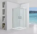 Душевые уголки Black&White 90х90 S102-900 без поддона, стекло прозрачное