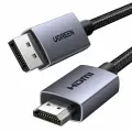Кабель UGREEN DP125 (35845) DP Male To HDMI Male Cable 4K@30Hz. Длина: 5м. Цвет: черный/серый