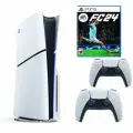 Игровая приставка Sony PlayStation 5 Slim disk +2-й геймпад(красный)+игра Формула 1, 1000 ГБ