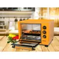 Мини-печь Oursson MO2004/OR, оранжевая, 20л, механическая, 1400Вт