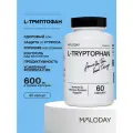 L триптофан в капсулах, успокоительное от стресса MOLODAT 60 шт