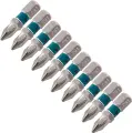 Набор бит GROSS размер РН1х25, сталь S2, 10 шт (11329)