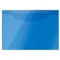 OfficeSpace Папка-конверт на кнопке А3, пластик 150 мкм 10 штук, синий
