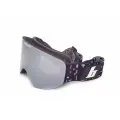 Горнолыжная маска Brenda SKG700 black-silver mirror (модель со сменной линзой)