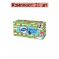 Салфетки бумажные косметические Zewa Everyday 2-х слойные, 100 шт в упаковке, 21 уп