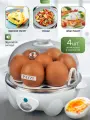 PAZZL Яйцеварка электрическая многофункциональная пароварка 5 в 1, 4 аксессуара, со звуковым сигналом