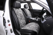 Накидки для Хонда Аккорд (2015-2019) купе / Honda Accord на передние сиденья Tour, Алькантара, Хаки