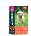 All Dogs Корм консервированный для щенков тефтельки с говядиной в соусе пауч 02 AL 907 0.085 кг 49046 (18 шт)