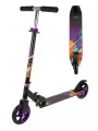 Двухколесный самокат детский X-Match Street Art, 145 мм PU, складной, фиолетовый