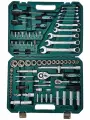 Набор инструментов кузьмич эксперт НИК-023/95, 95 предметов, Ключи, Торцевые головки, Биты, Трещотка, Кейс в комплекте, Хромованадиевая сталь, Серый/Зеленый