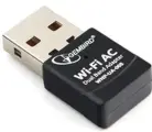 Сетевой адаптер WiFi Gembird 600 Мбит чип RTL8811CU двухдиапазонный мини WNP-UA-008