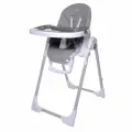 Стульчик для кормления детский Babycare PEANUT с 6 месяцев, серый