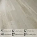 Кварц-виниловый ламинат Alta Step EXCELENTE Дуб платиновый SPC6613, 43 класс, 5 мм, замковый