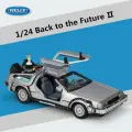 Модель автомобиля WELLY DeLorean Time Machine 1:24, Back to the Future 2