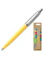 Ручка шариковая Parker Jotter Orig Yellow, корпус желтый, нержавеющая сталь, блистер, синяя, 2076056
