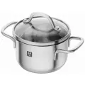 Мини-сотейник Zwilling Pico, нержавеющая сталь, для индукции, серебристый, 12x7 см