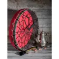 Шаманский бубен AMRITA SADHUBOARD Коло, цвет красный, 50см