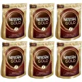 NESCAFE Кофе растворимый Gold, с добавлением молотого, 75 г, 6 шт