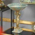 31G1440/B131EC/NB4199 Чаша на девушке 25х25х34см, Фарфор, бронза, Glasar