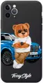 Черный силиконовый чехол для iPhone 11 Pro Max Tony Style с машиной