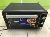 Мини печь электрическая DELVENTO D2501 Ergonomic+ / объем 25 литров / 3 режима нагрева / 3 года гарантии / функция тостер / таймер с автовыключением / 2 противня / хромированная решетка / полная комплектация