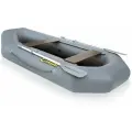 Лодка ПВХ Компакт-240N- натяжное дно (серый цвет) упаковка-мешок оксфорд