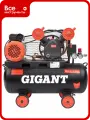Ременной компрессор Gigant BCV-50/200, Модель оснащена двумя манометрами для контроля давления в ресивере и на выходе