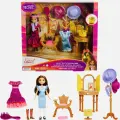 Игровой набор Mattel Приключения Лаки на Чердаке из мультфильма Спирит Непокорный Кукла Лаки (17.78 см) с Комодом, Стулом, Вешалкой, Зоотропом, Дополнительным Нарядом, Сапогами и Аксессуарами!