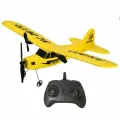 Самолеты Fei Xiong Радиоуправляемый самолет Piper Cub J3 для начинающих 2.4G - FX803-YELLOW