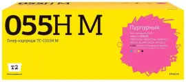 Картридж лазерный T2 TC-C055H M (055H M/3018C002) для Canon i-SENSYS LBP653Cdw/Canon i-SENSYS LBP663Cdw/Canon i-SENSYS LBP664Cx/Canon i-SENSYS MF742Cdw/Canon i-SENSYS MF744Cdw/Canon i-SENSYS MF746Cx с чипом 6000 стр.