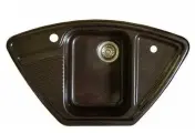 Мойка GRANICOM G-008 (850*505мм), угловая (шоколад)