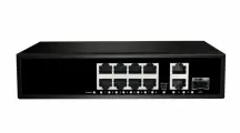 Коммутатор NETLAN 8*1000Мбитс PoE 2*1000Мбитс RJ45 1*1000Мбитс SFP NLS-1211P