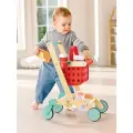 Игровой набор Hape Продукты Тележка и корзина для покупок E3234_HP