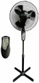 Вентилятор напольный Sakura SA-16BK, 40Вт, пульт ДУ, с таймером, 3 скорости, чёрный/серый
