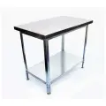 Производственный разделочный стол Центр оборудования СР-1500/600/870, нержавеющая сталь 0,8 мм, без борта, каркас оцинк