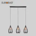 Подвесной светильник Eurosvet Cosmic 50285/3, E14, 3*15 Вт, черный жемчуг