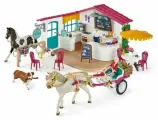 Игровой набор Schleich Поездка в карете в кафе Райдер 72158