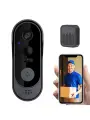 Беспроводной дверной звонок с камерой для квартиры и дома, видеоглазок